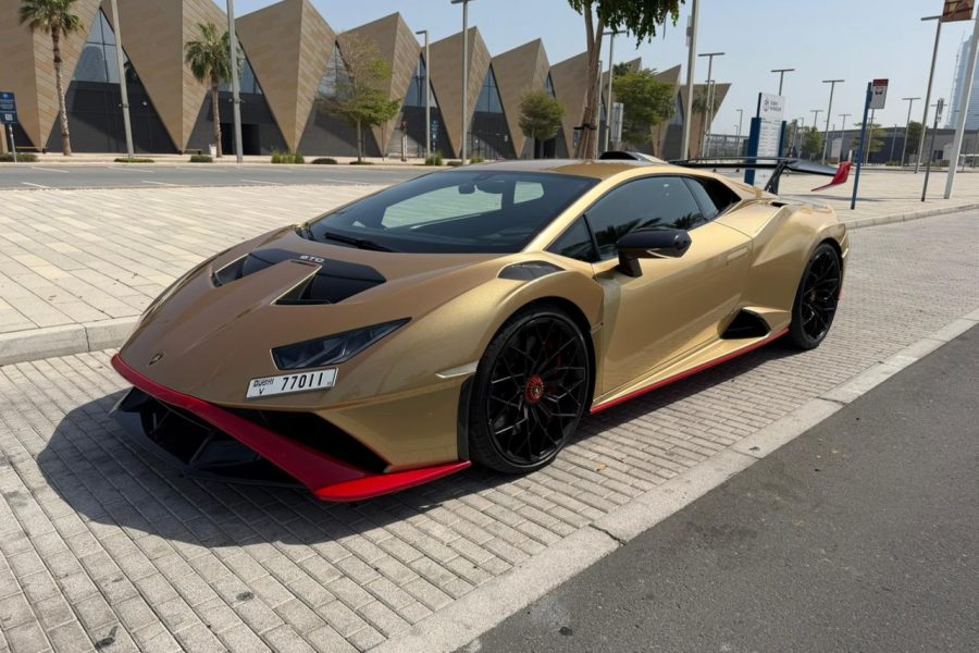 Hire Lamborghini Huracan STO in Dubai
