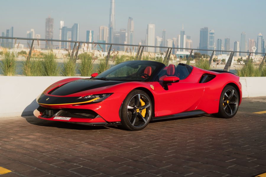 Rent Ferrari SF90 Spider in Dubai