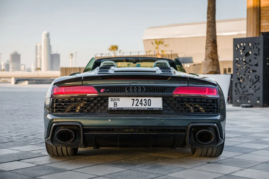 Rent Audi R8 Spyder performance in Dubai
