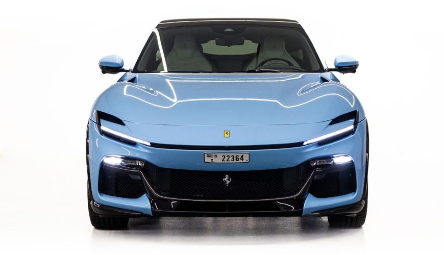 Ferrari Purosangue in dubai