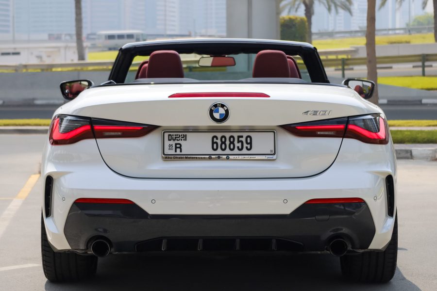 Rent BMW 430i Cabrio in Dubai