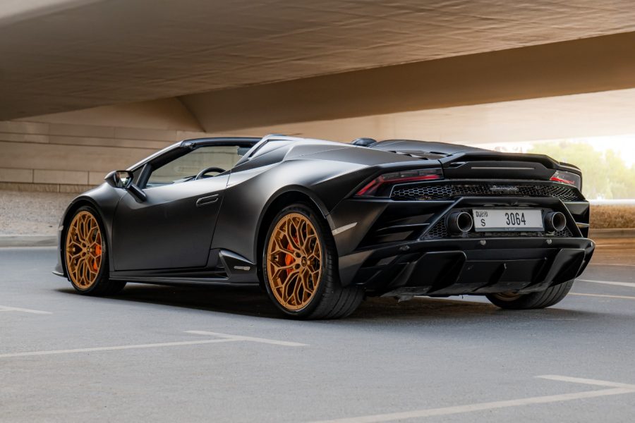 rent Lamborghini Huracan EVO Spyder in Dubai