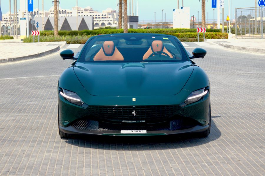 rent Ferrari Roma Spider in Dubai