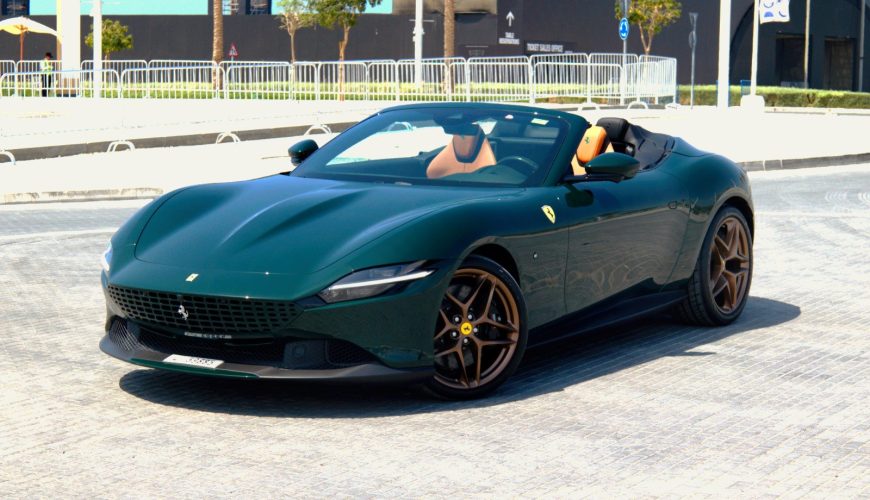 rent Ferrari Roma Spider in Dubai