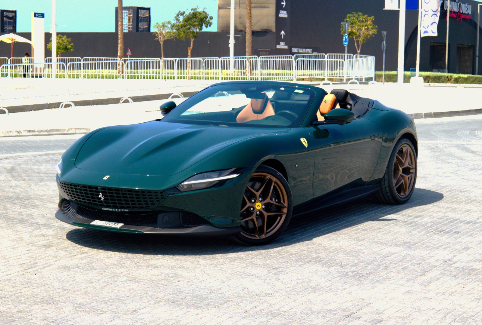 rent Ferrari Roma Spider in Dubai