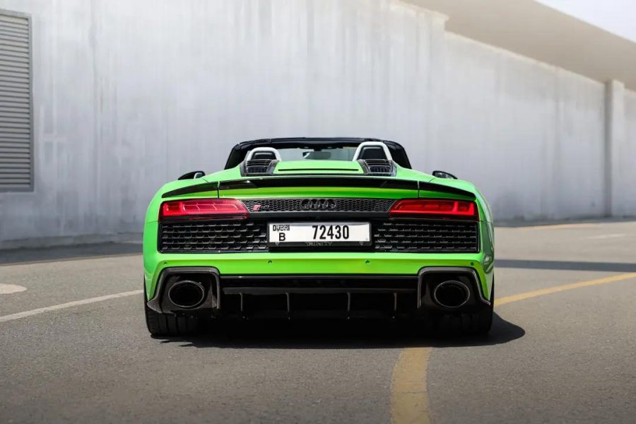 rent Audi R8 Spyder Performance in Dubai