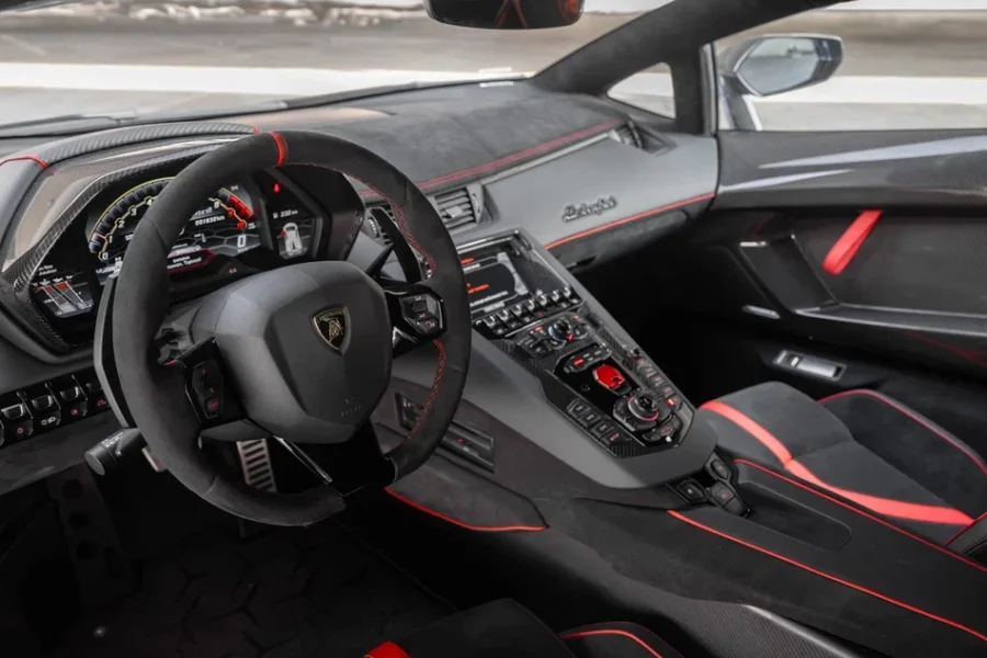 Rent Lamborghini Aventador SVJ in Dubai