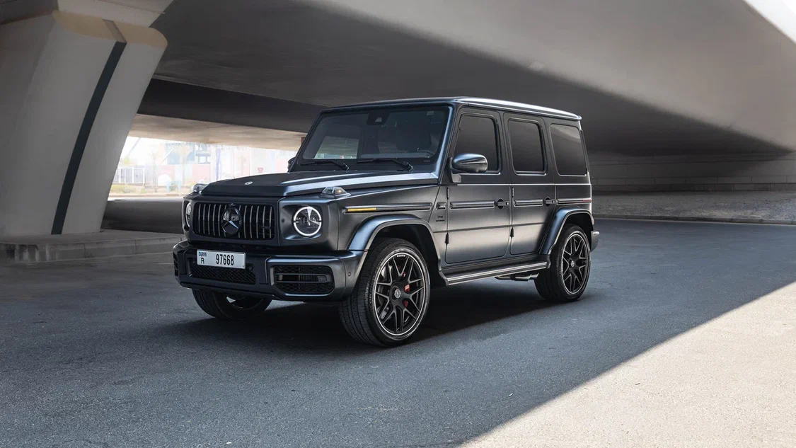 Rent Mercedes-Benz G63 AMG Black in Dubai - GMZ Car Rental