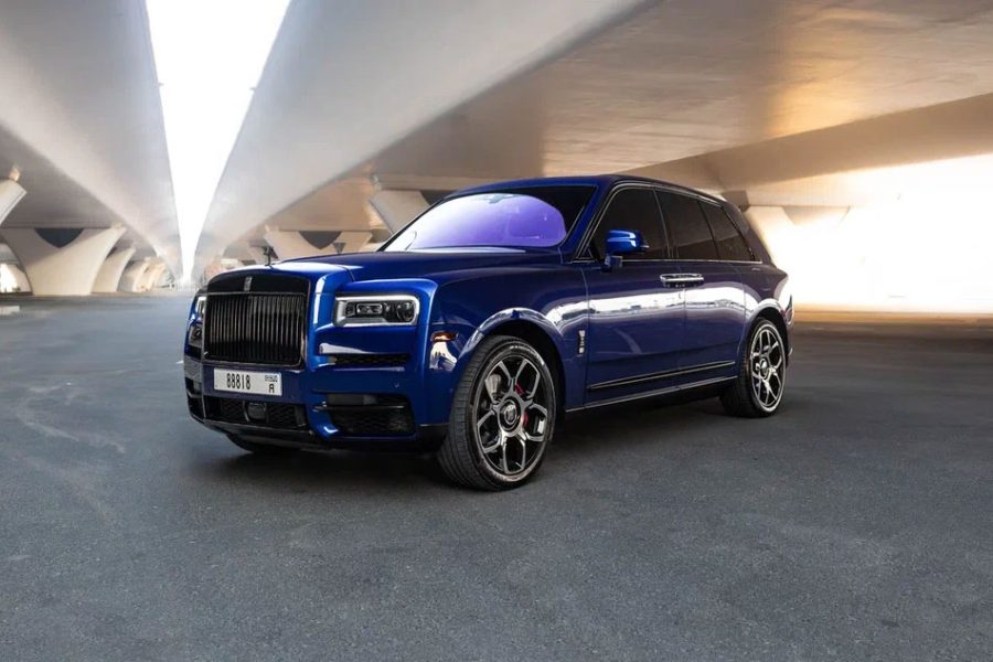 Rent Rolls-Royce Cullinan Blue in Dubai