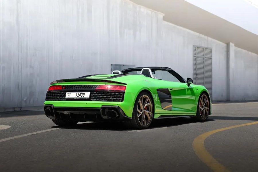 rent Audi R8 Spyder Performance in Dubai