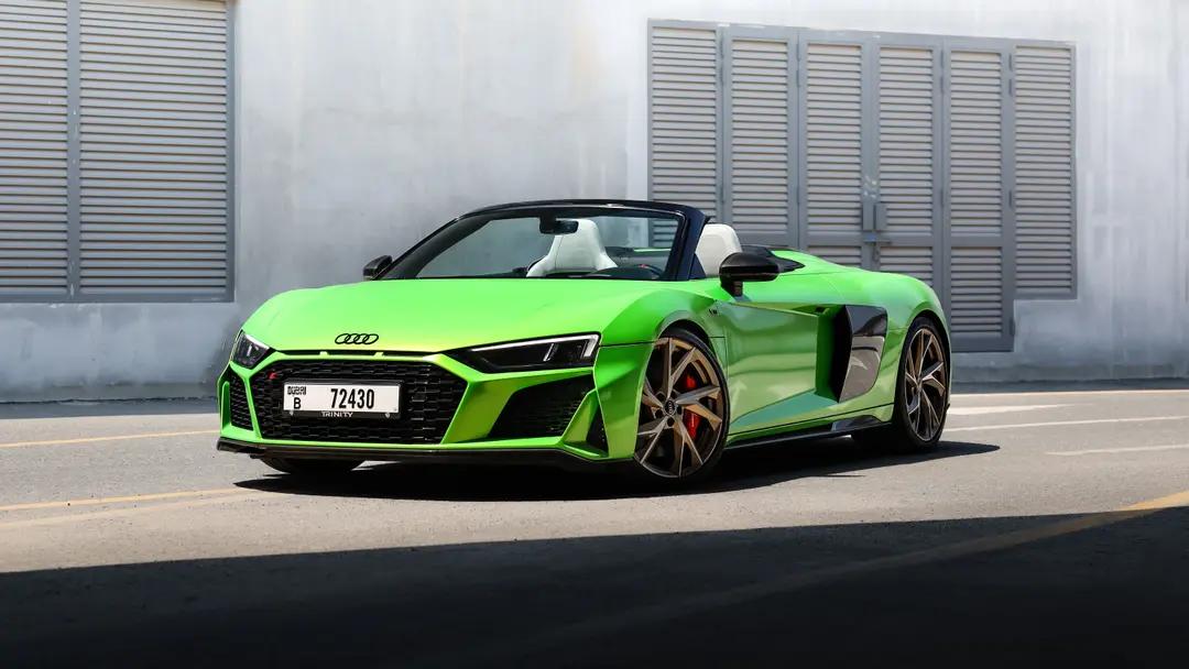 rent Audi R8 Spyder Performance in Dubai - GMZ Car Rental