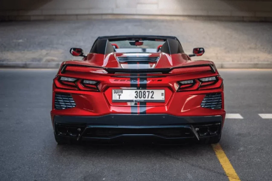 Rent Chevrolet Corvette Stingray C8 in Dubai