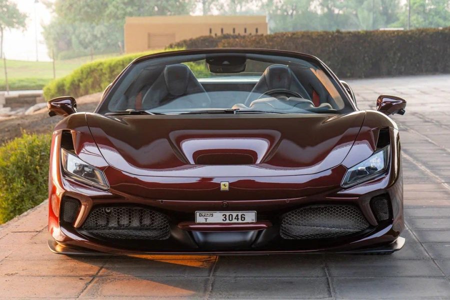 rent Ferrari F8 Spider in Dubai