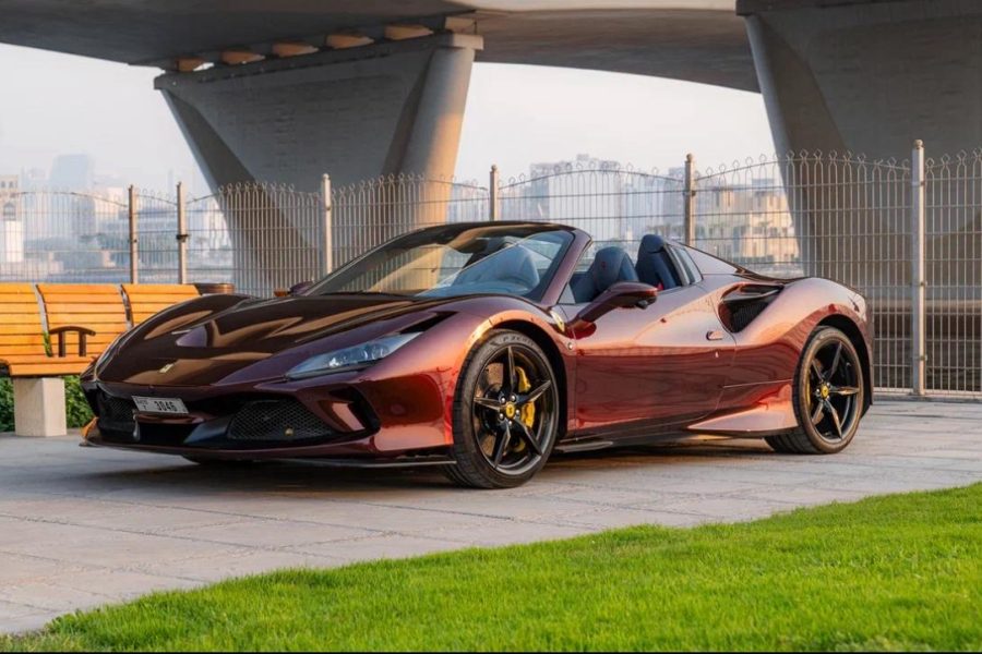 rent Ferrari F8 Spider in Dubai