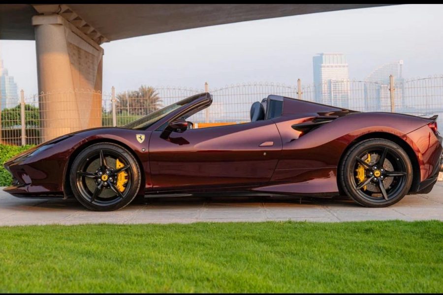 rent Ferrari F8 Spider in Dubai