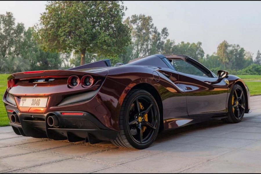 rent Ferrari F8 Spider in Dubai
