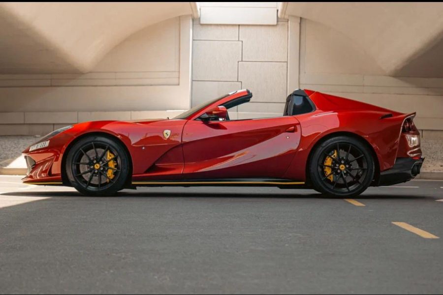 rent Ferrari 812 GTS in Dubai