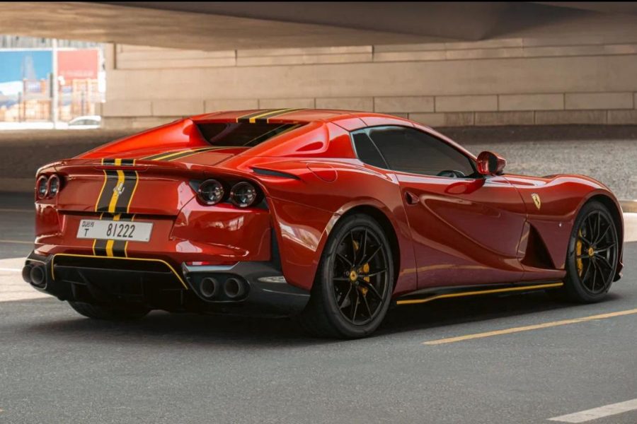 rent Ferrari 812 GTS in Dubai