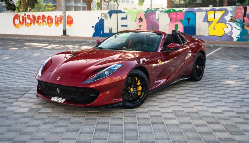 Ferrari 812 GTS rental price in Dubai