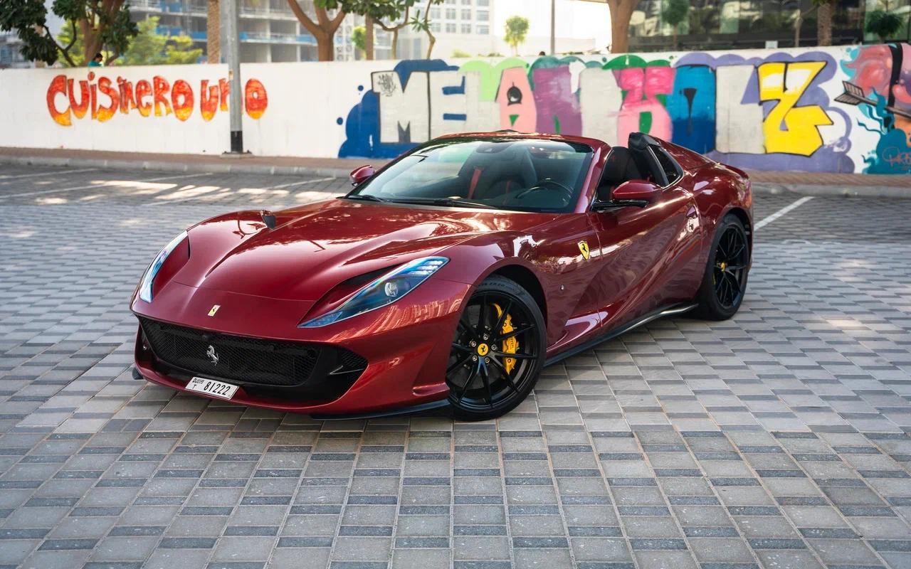 Ferrari 812 GTS rental price in Dubai