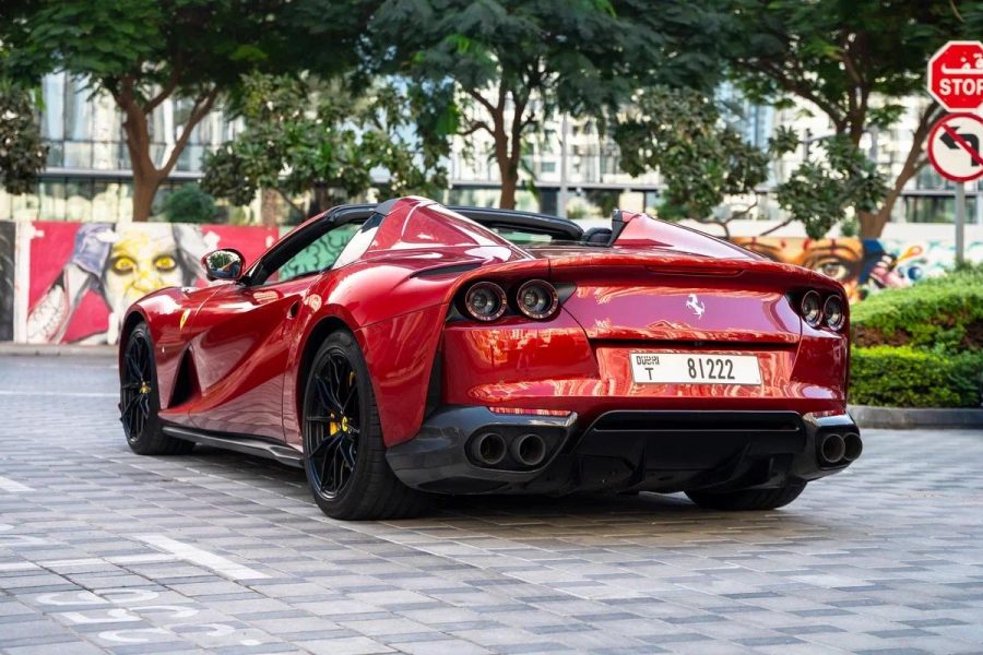 rent Ferrari 812 GTS in Dubai