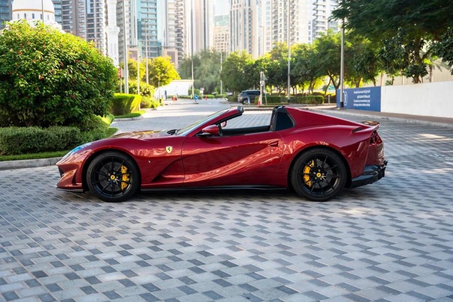 rent Ferrari 812 GTS in Dubai