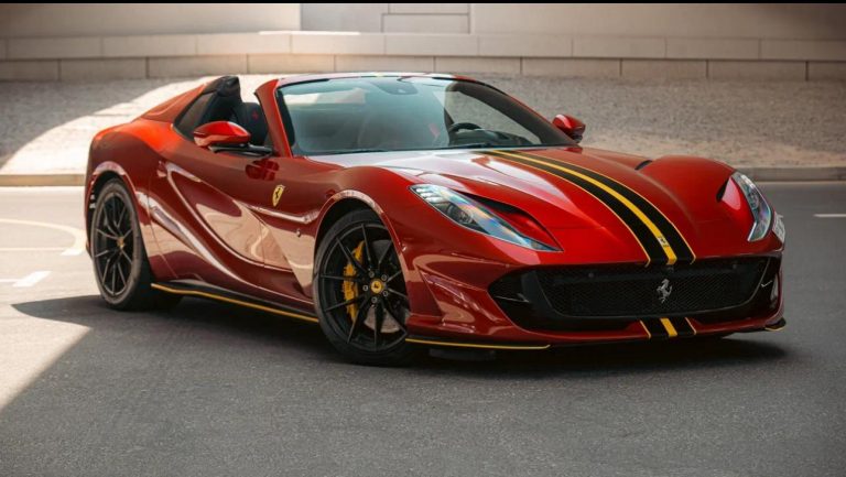 rent Ferrari 812 GTS in Dubai