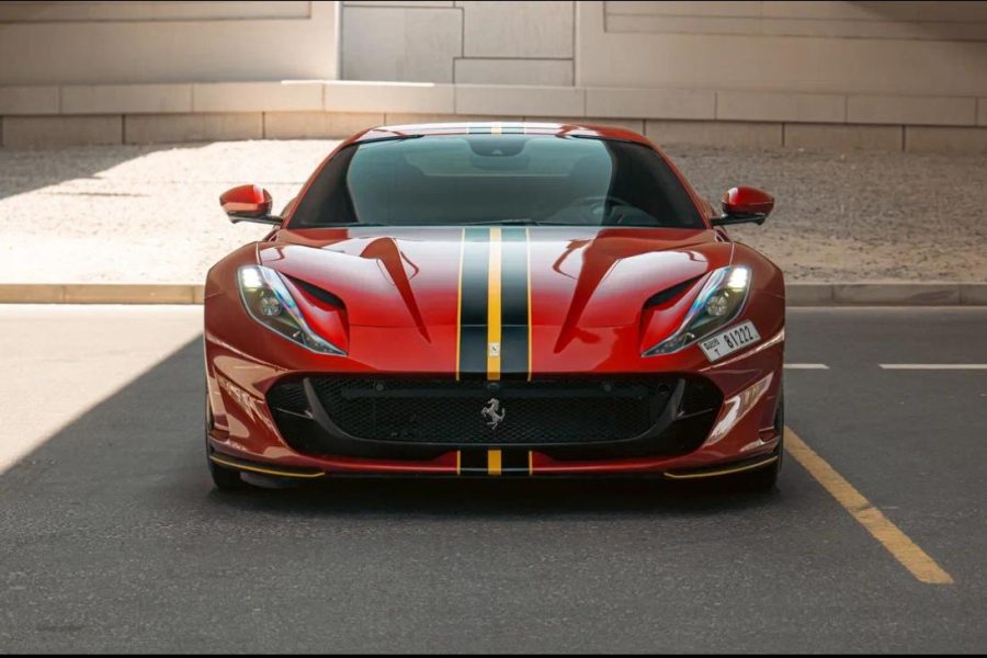 rent Ferrari 812 GTS in Dubai