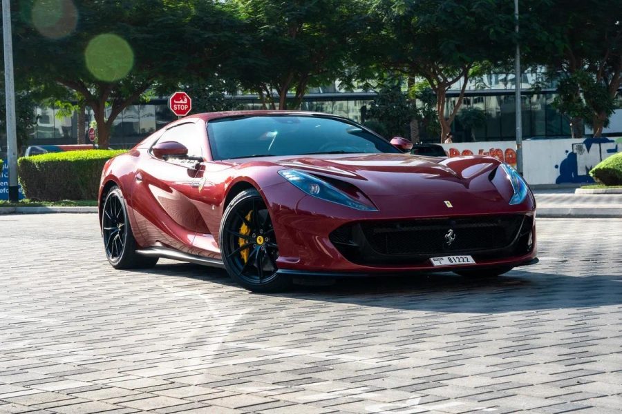rent Ferrari 812 GTS in Dubai