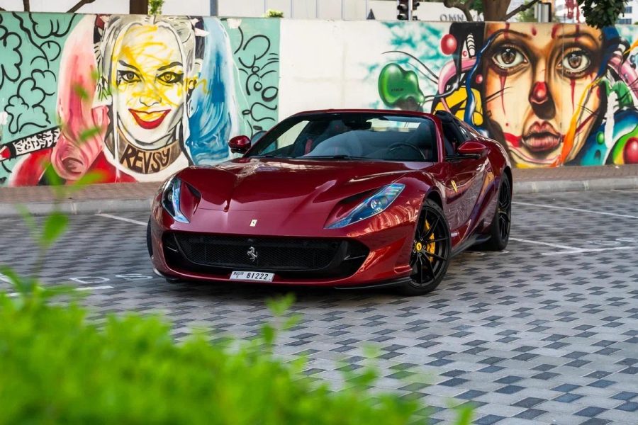 rent Ferrari 812 GTS in Dubai
