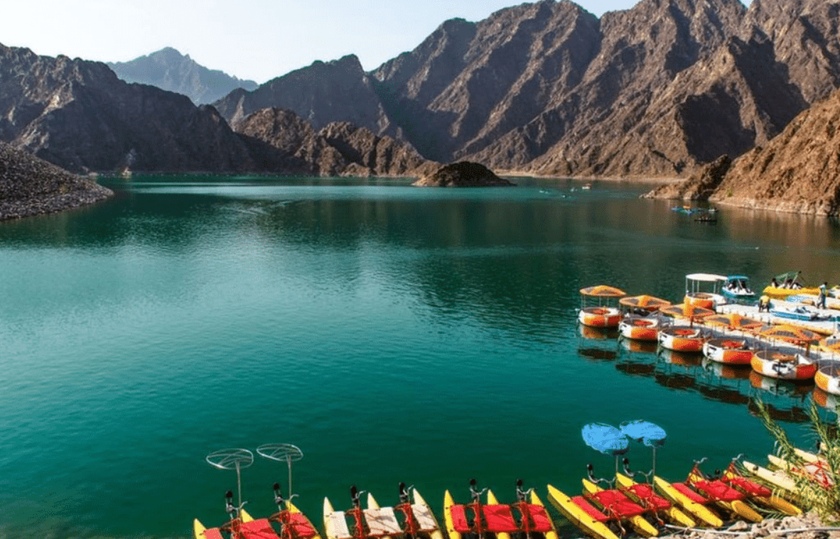 Hatta Dam in Dubai
