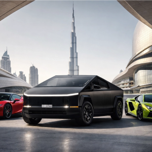 Tesla Cyberbeast vs Supercars in Dubai
