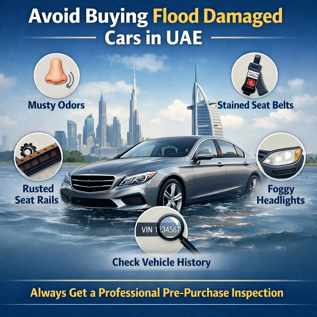 Avoid Buying Flood Damaged Cars in UAE
