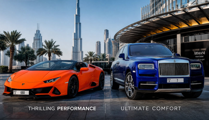Sports Car or Ultra-Luxury Ride Choosing Your Perfect Dubai Rental with GMZ
